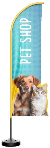 WIND BANNER PERSONALIZADO 3D - 4,2 mt